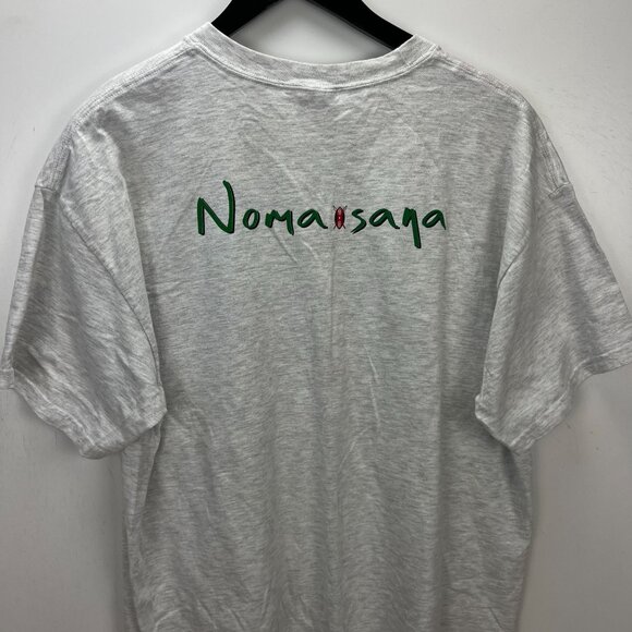 Vintage Out of Africa Kenya Nomadsaya Graphic Tee Large Gray Adult Unisex Fit - Picture 6 of 16